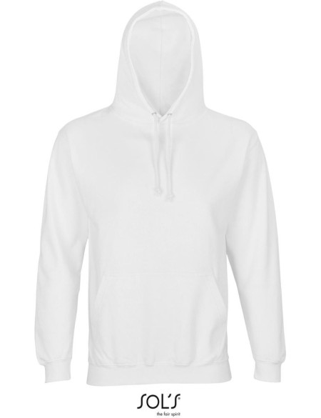 Unisex mikina s kapucí CONDOR - Bílá S