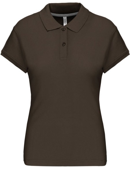 Dámská polokošile Kariban K242 - Dark khaki S