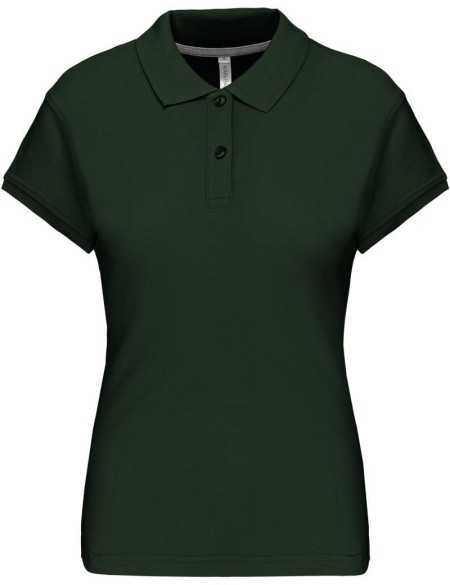 Dámská polokošile Kariban K242 - Forest green S