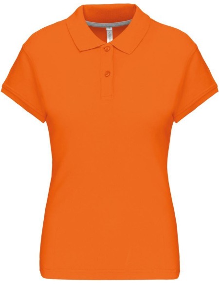 Dámská polokošile Kariban K242 - Oranžová S