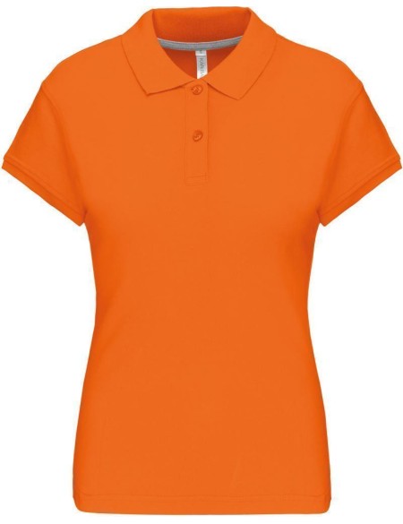 Dámská polokošile Kariban K242 - Oranžová 3XL