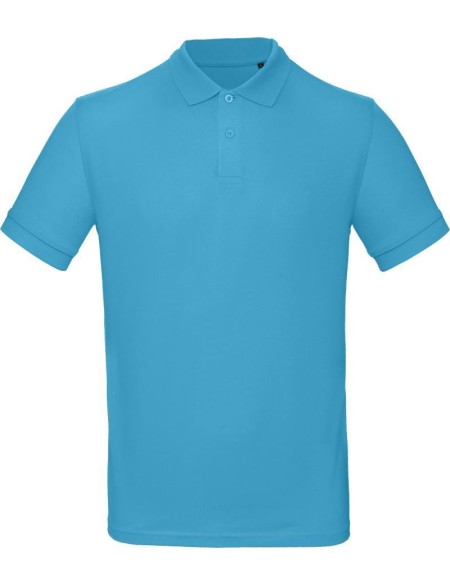 Pánská polokošile B+C Inspire Polo - Turquoise S