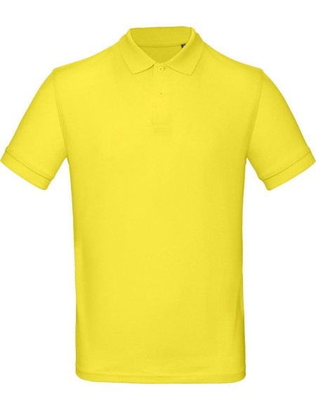 Pánská polokošile B+C Inspire Polo - Solar yellow S