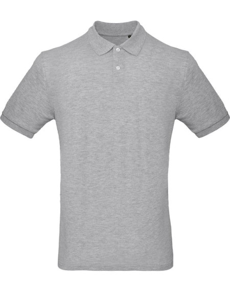 Pánská polokošile B+C Inspire Polo - Heather grey XXL