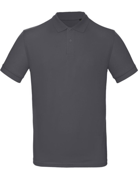 Pánská polokošile B+C Inspire Polo - Dark grey S