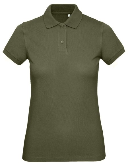 Dámská polokošile B+C Inspire Polo - Urban khaki XL
