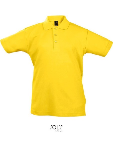 Dětská polokošile Summer Kids II - Yellow 8 let