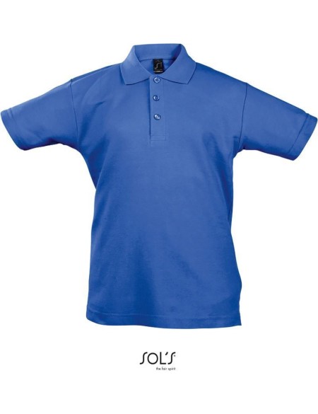 Dětská polokošile Summer Kids II - Royal blue 8 let